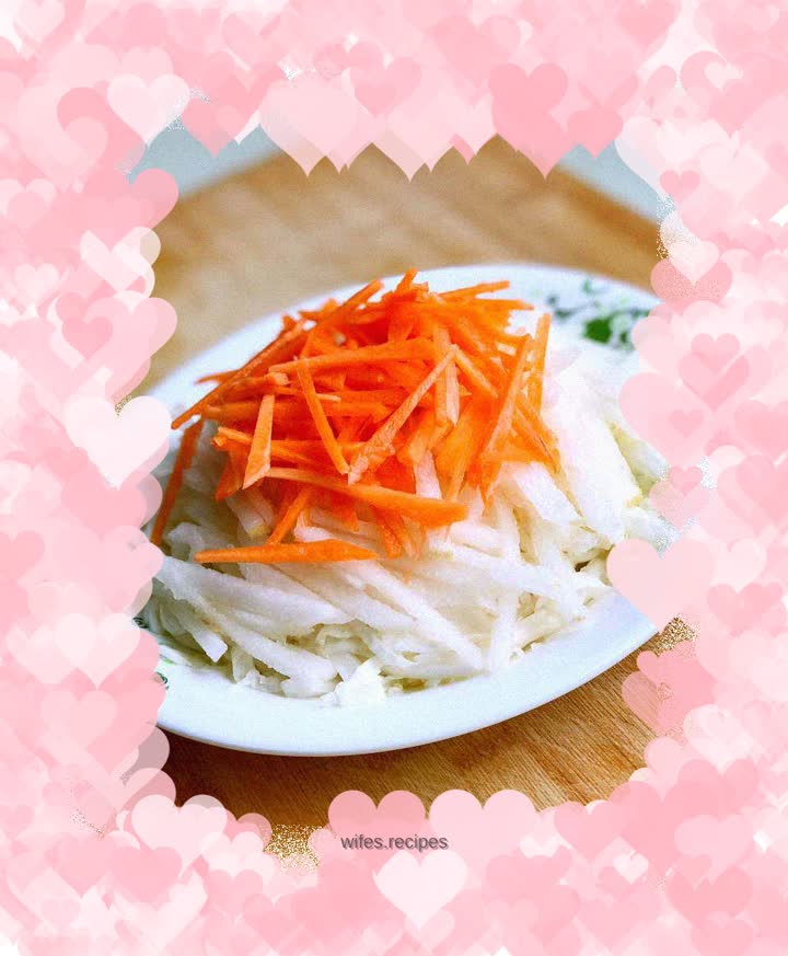 【Shandong】Three shreds mixed with sweet and sour