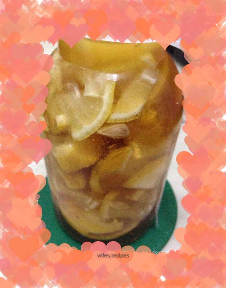 Summer heat-relieving lemon honey