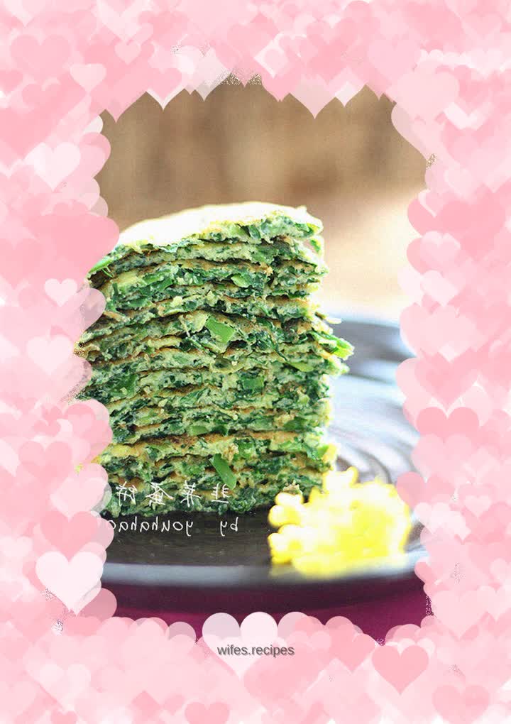 Chive egg pancake