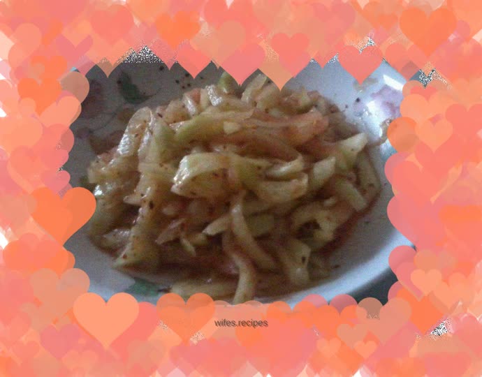 Cold watermelon rind