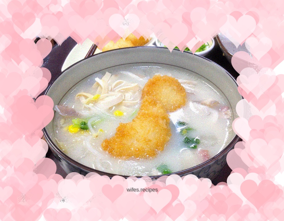 【Lao Tao Qi Kitchen】Japanese Cuisine Rice Cake Soaked in Big Bone Soup (or Fried Rice Ball)
