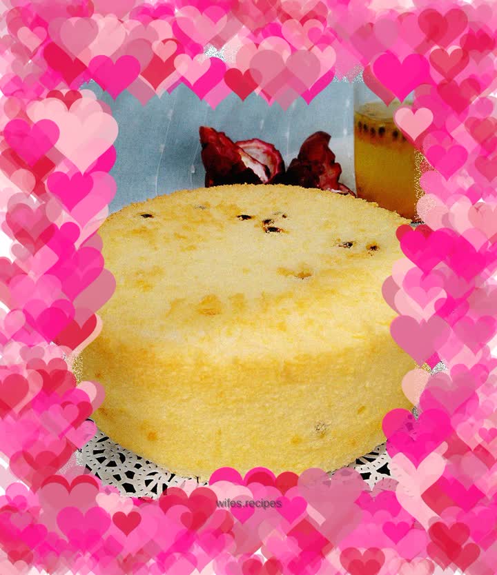 Passion fruit chiffon