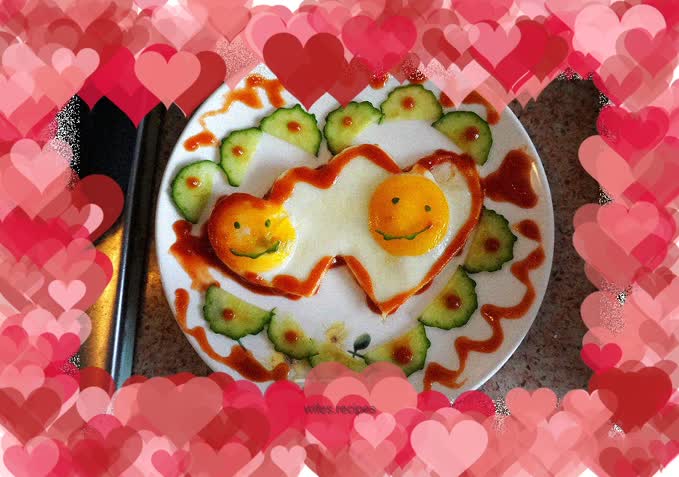 Giving love on Valentine’s Day—heart-to-heart love eggs