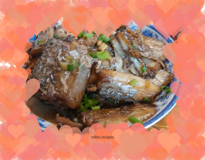 Braised hairtail fish