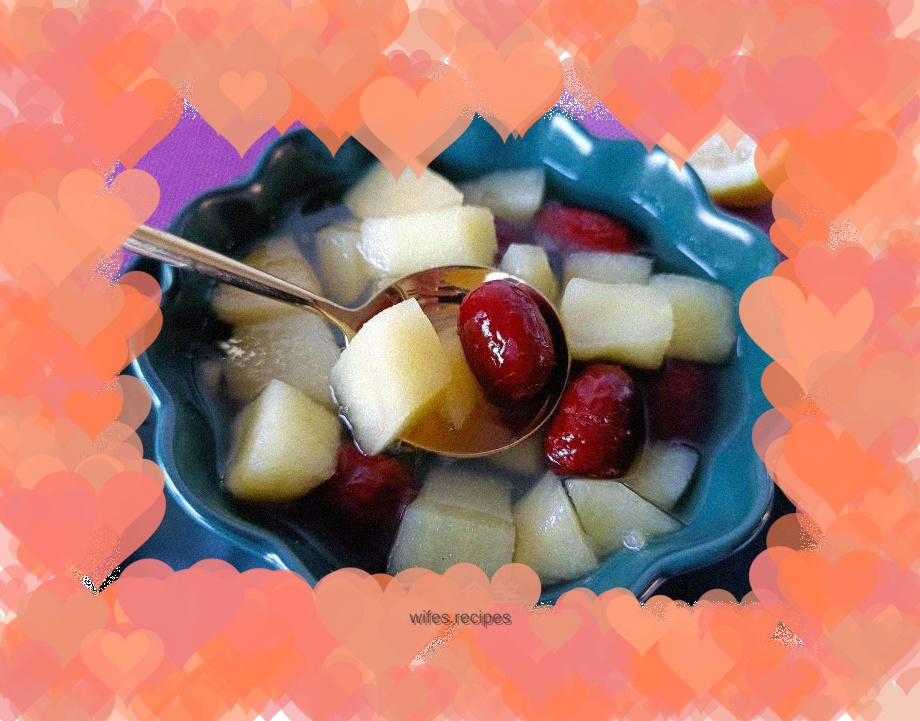 Jujube apple syrup