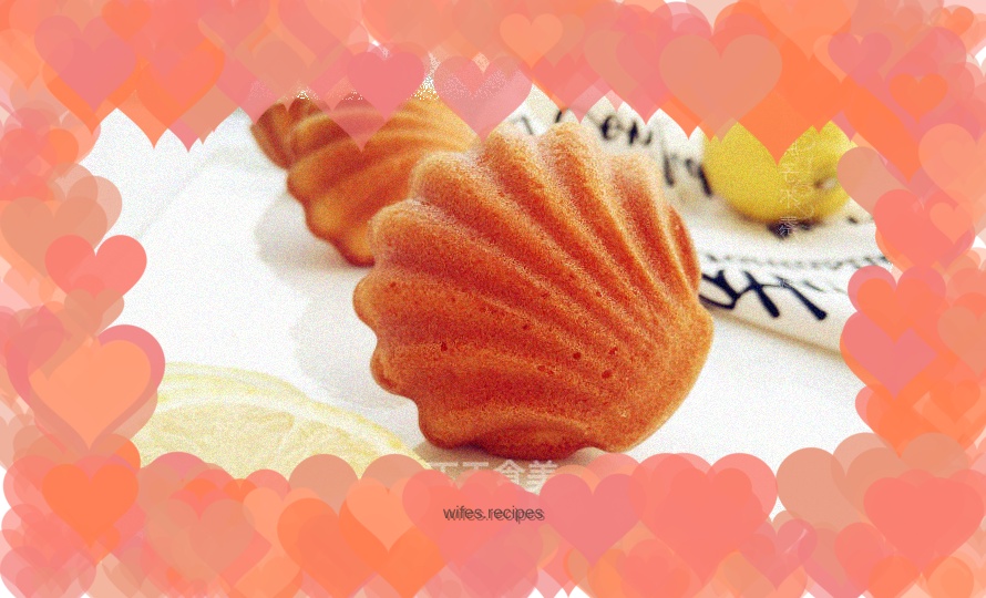 Fruity Lemon Madeleine Cake (less oil version)