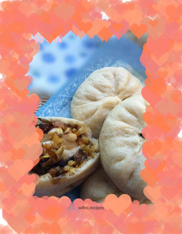 Whole wheat vegetarian buns