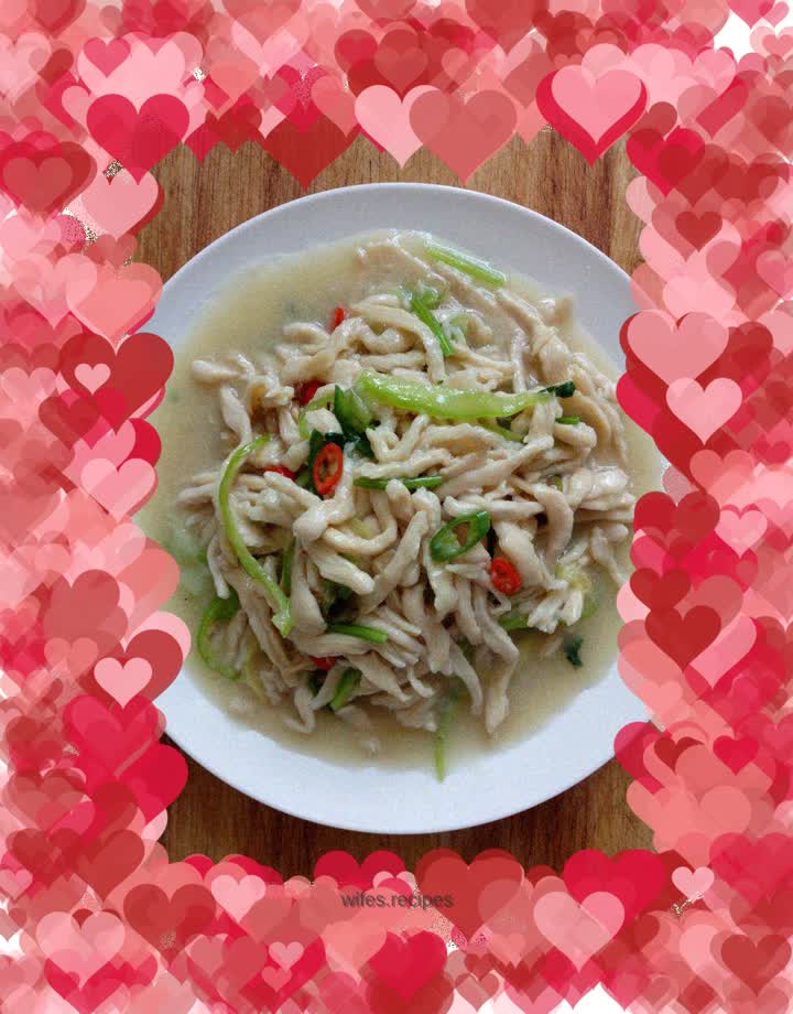 Fried shredded chicken