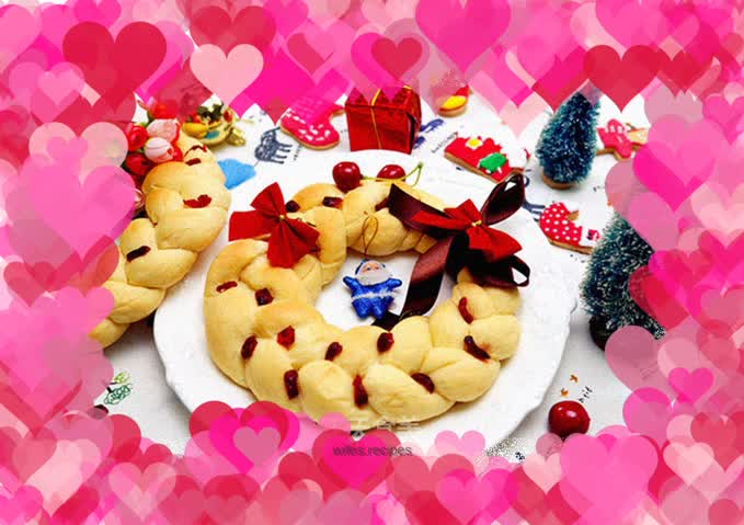 Christmas special-Christmas wreath bread