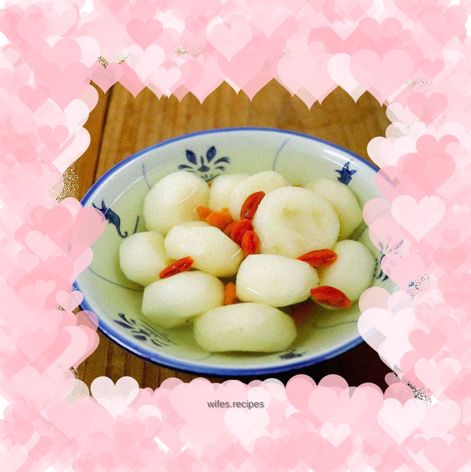 Water chestnut rock sugar water