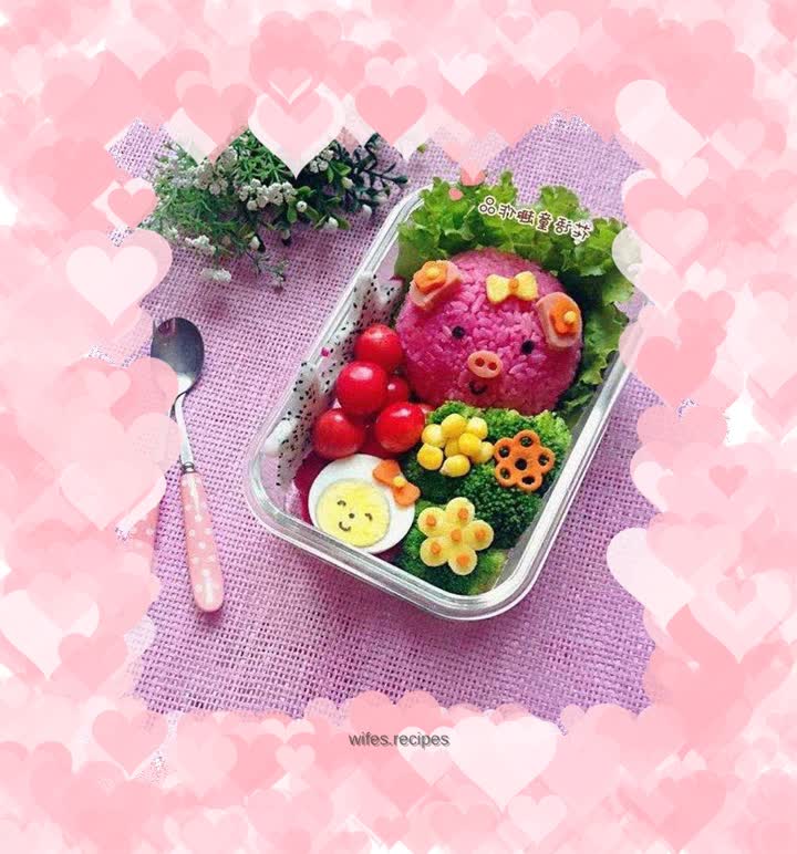 Cute Piggy Bento