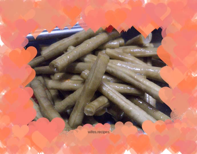 Pickled hot and sour beans