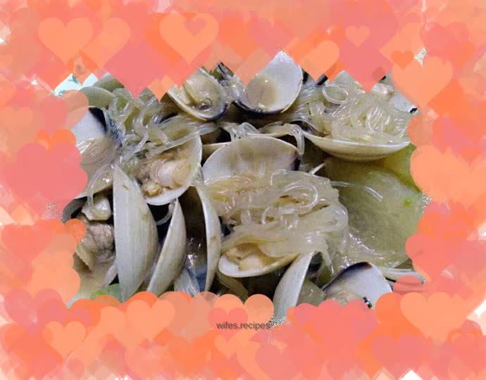 Braised Winter Melon Vermicelli with White Clam