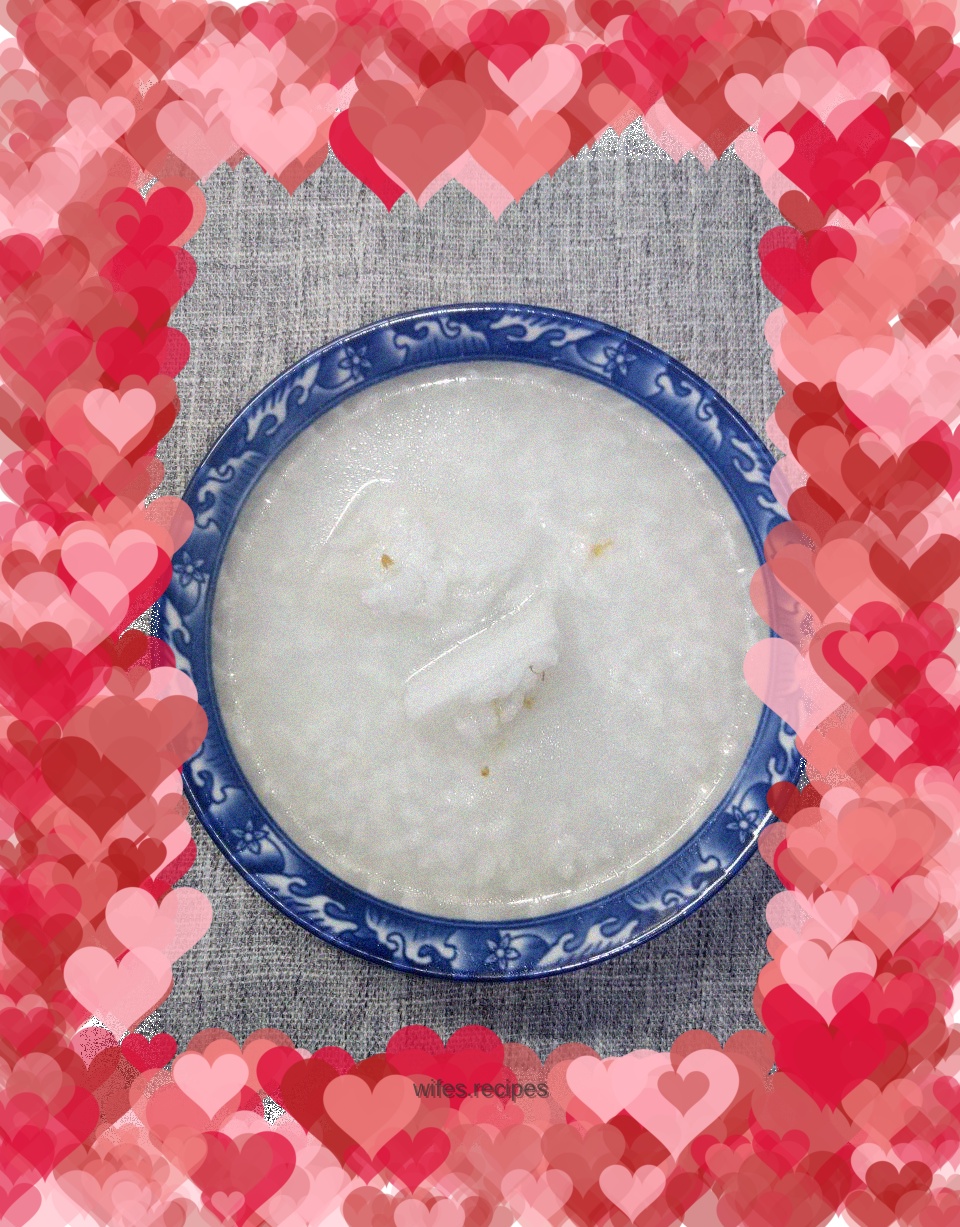 Osmanthus, yam and rice porridge