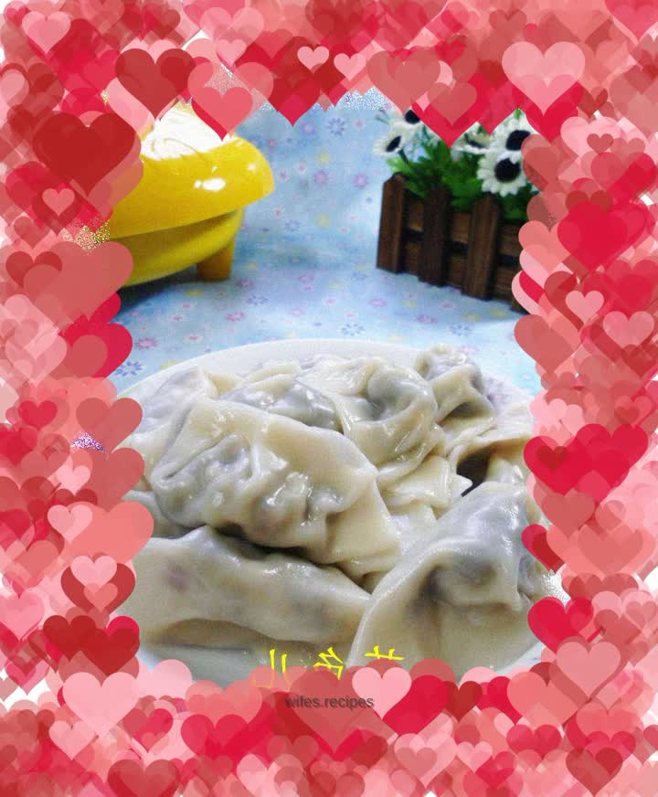Dried pickled cabbage and meat dumplings