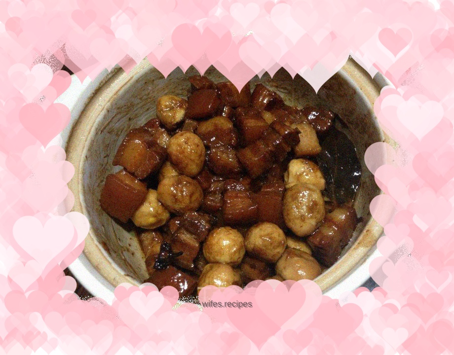 Braised Pork with Tiger Skin Quail Eggs
