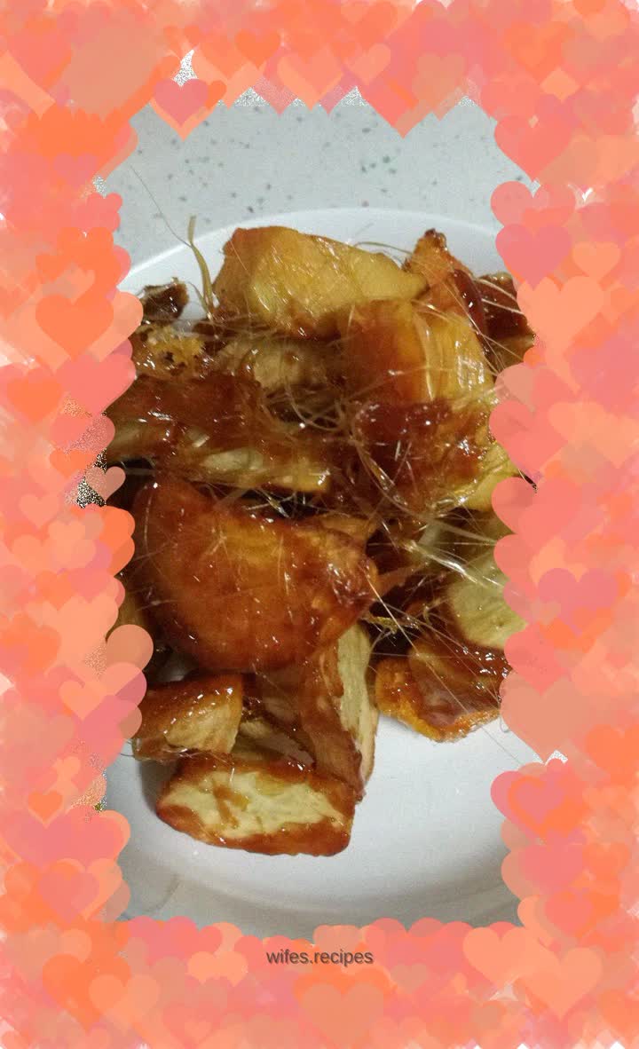 Shredded sweet potato
