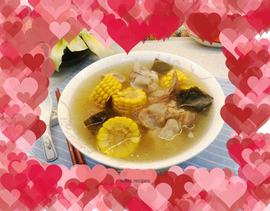 Corn and kelp bone soup, remember not to put "3", just 2 simple steps to make it delicious, clear and not greasy
