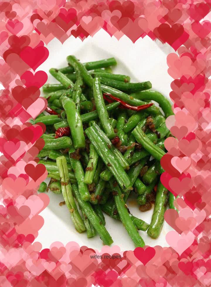 Stir-fried green beans