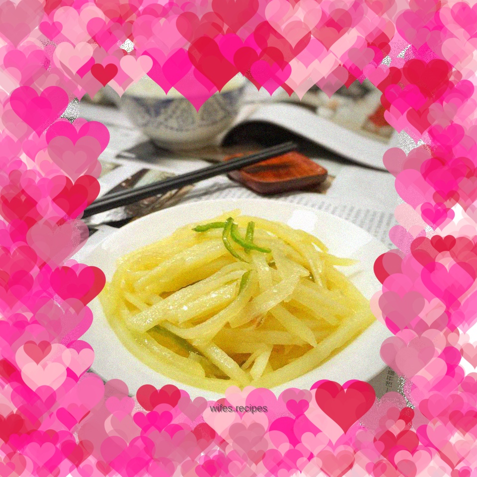 Fried shredded potatoes