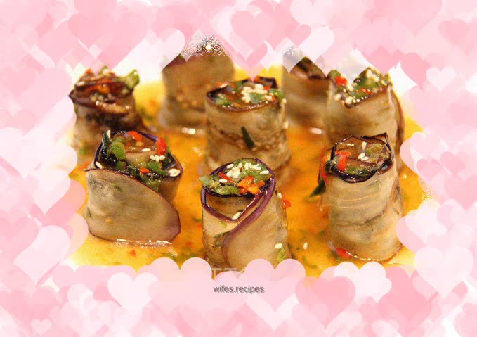 Liangxia Nine-Layer Pagoda Fried Eggplant Roll Vegetarian Vegetarian Dishes