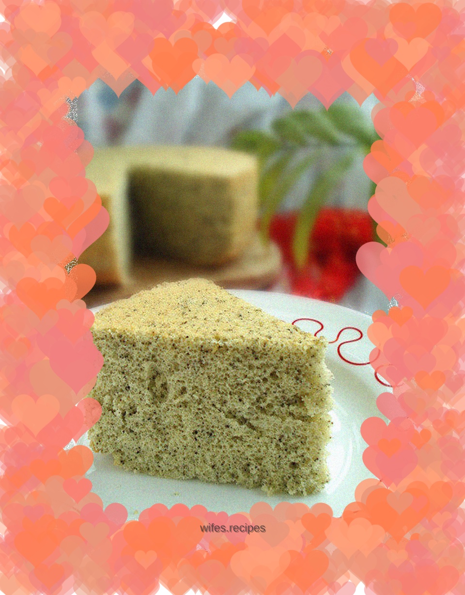 Black sesame chiffon