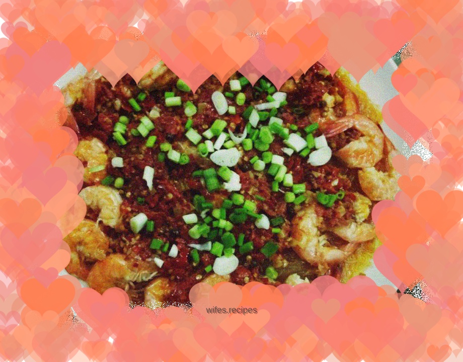 Steamed Prawn Vermicelli with Chopped Pepper and Garlic