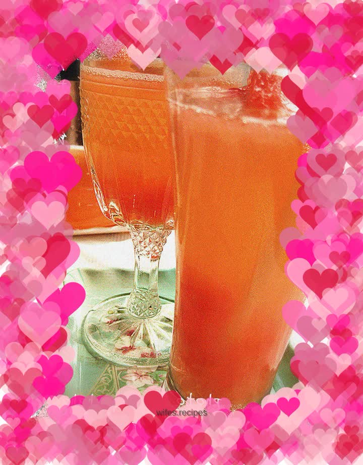 Red pomelo vinegar drink that moistens the lungs and clears the intestines