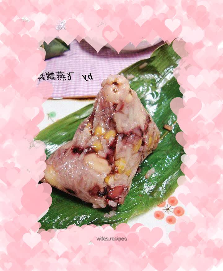 Zongzi Love Dragon Boat Festival------[Purple Nuo Eight Treasure Zongzi]