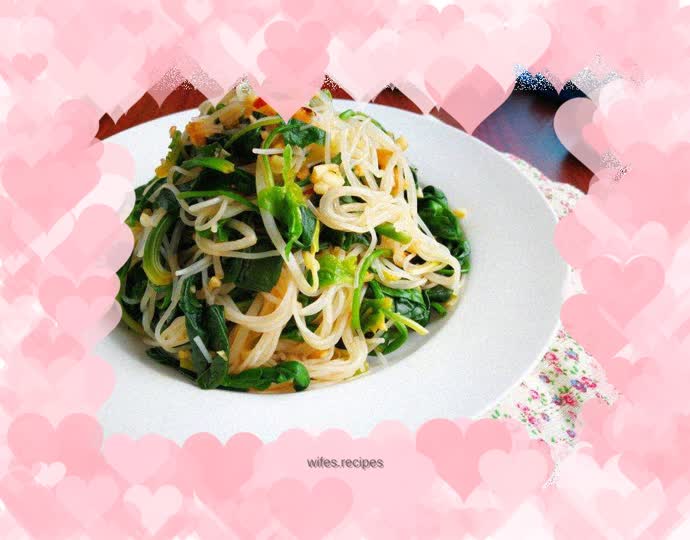 【Yantai】Vermicelli mixed with spinach