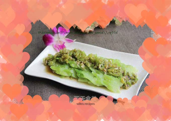 Bitter Melon with Pepper Sauce