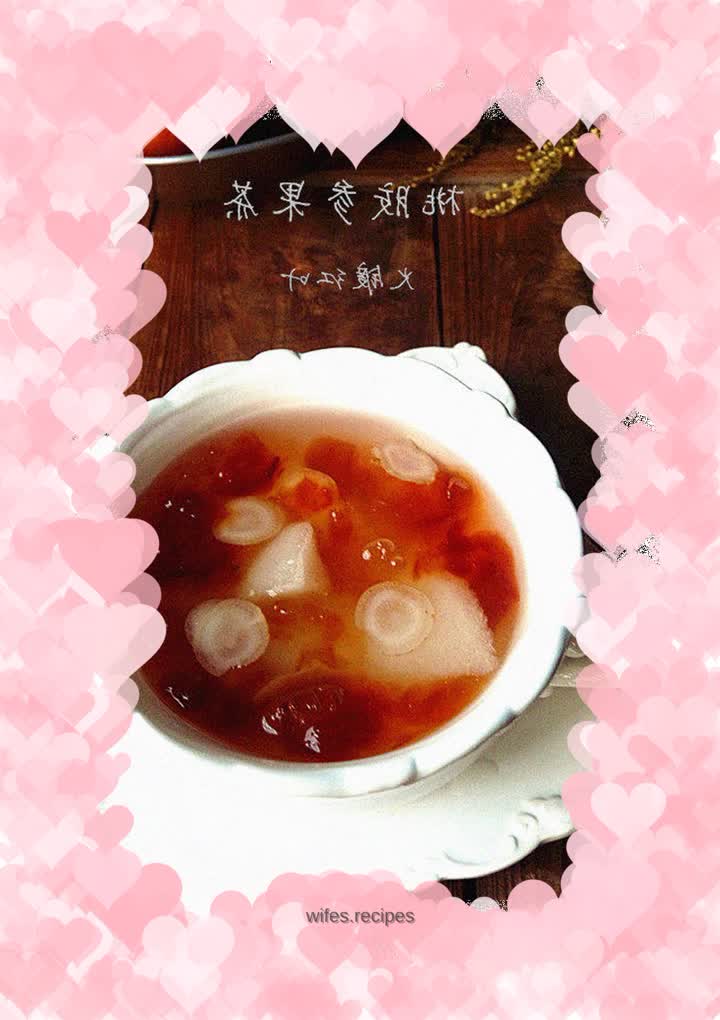 Peach Gum Ginseng Fruit Tea