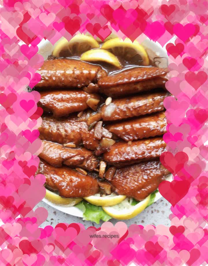 Lemon Coke Chicken Wings