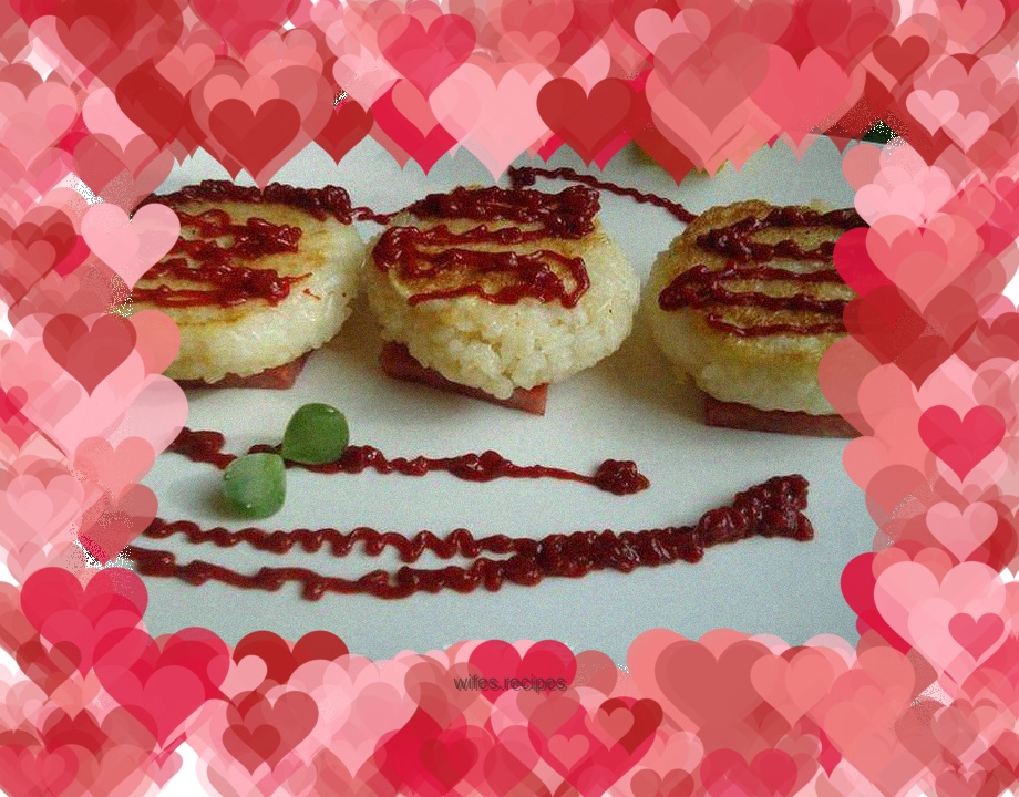 Pan-fried cheese rice cakes