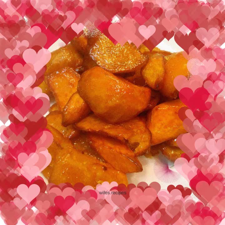 Shredded sweet potato