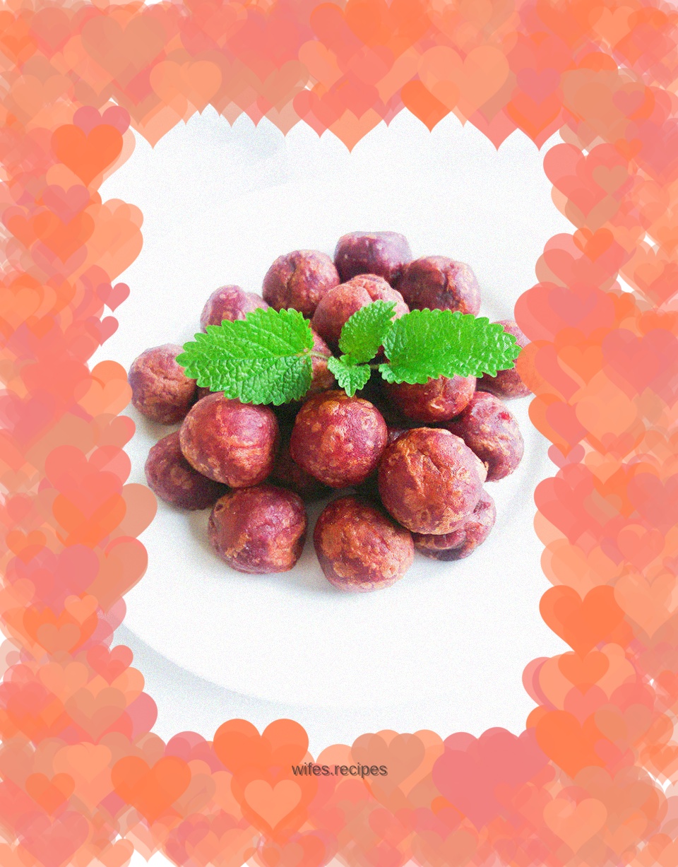 Purple Sweet Potato Balls