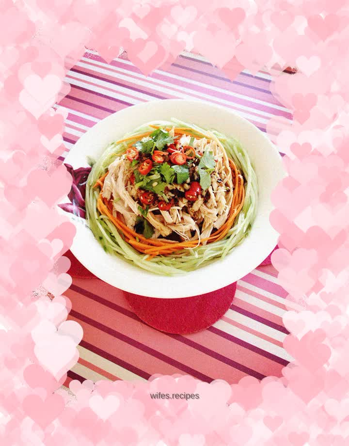 Spicy shredded chicken