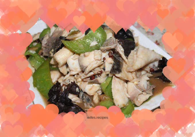 Braised fish fillets