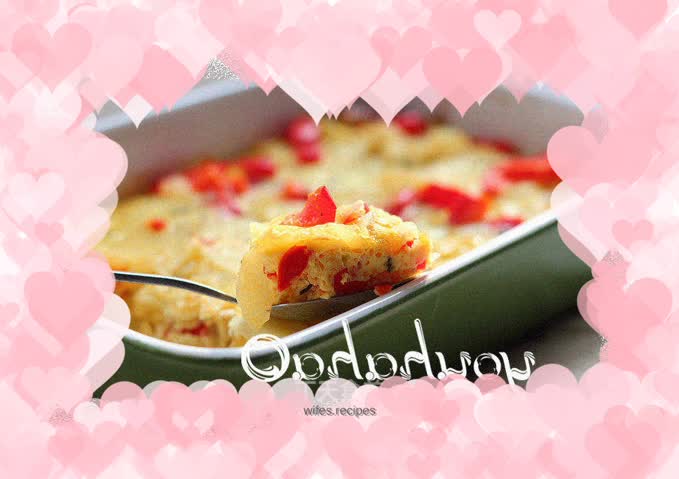 Potato baked omelette