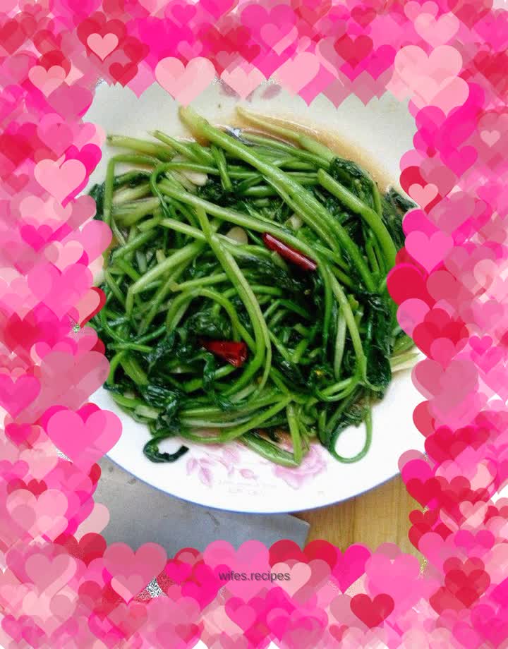 Spicy Stir-fried Choy Sum