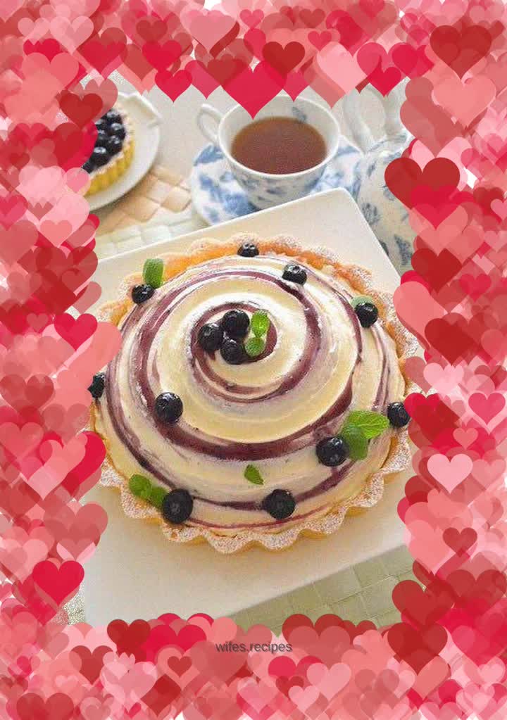 Blueberry Cheese Tart