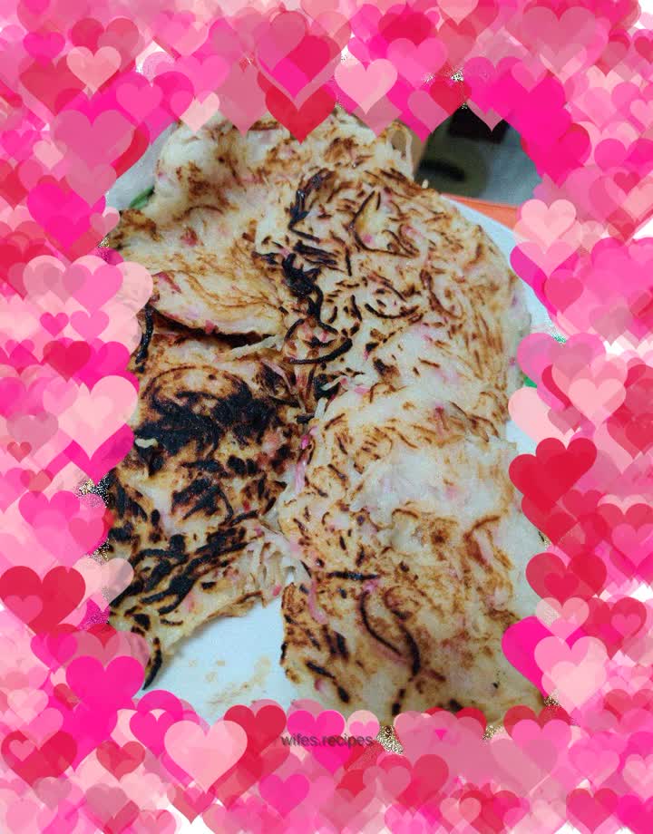 Radish with salty stuffing