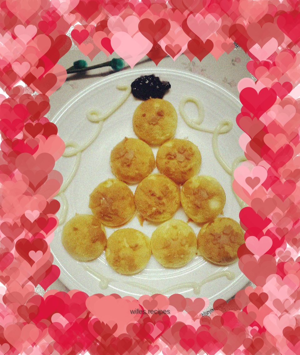 Water Bath Christmas Tree Cake