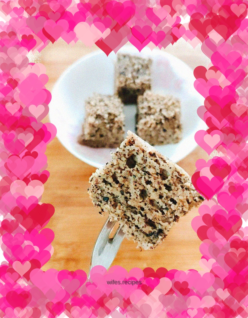Yam and red date cake