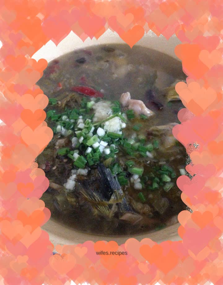 Yellow spicy diced sour soup