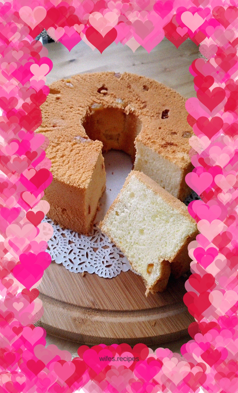 Orange chiffon cake
