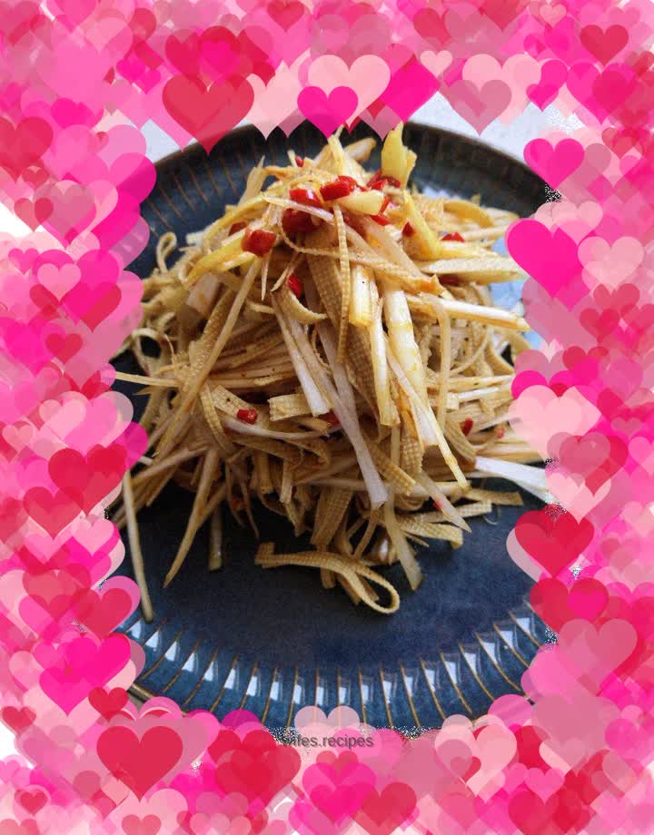 Cold Hot and Sour Bean Curd