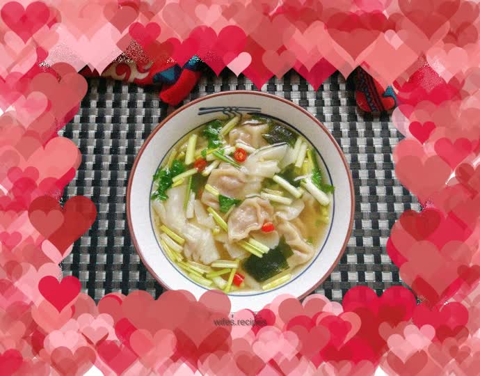 Spicy Oyster Mushroom and Pork Wontons