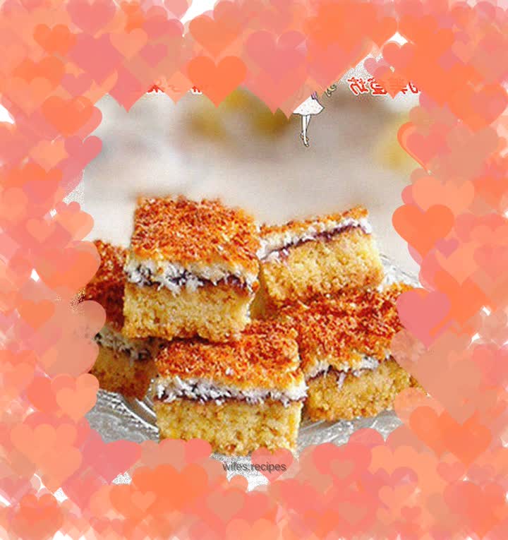 Coconut Jam Shortbread