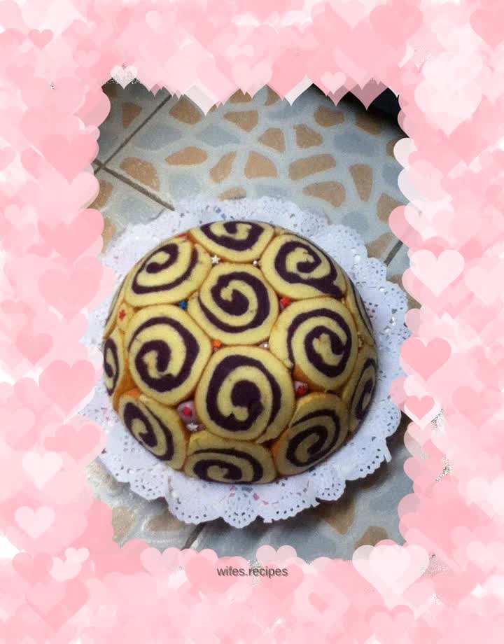 Purple sweet potato cake